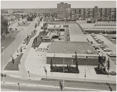 69784 Panorama van Winkelcentrum Woensel, 1972 - 1973