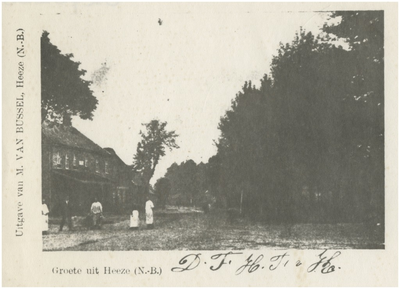 270200 Kapelstraat, links hotel van Dijk, 1890 - 1910