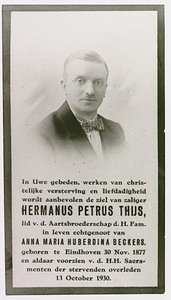 1679 Hermanus Petrus Thijs: gemeenteambtenaar, ca. 1928