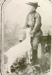 1893 Peter Paul Johan Adolf (Piet) van der Putt verkleed als herdertje ter gelegenheid van een kindsheidoptocht, ca. 1892