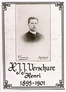 2196 Henricus Johannes Josephus Verschure: lid van het gilde, ca. 1890