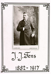 2204 Joseph Johannes Fens: lid van het gilde, ca. 1893