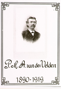 2207 Petrus Melchior Adrianus van der Velden: lid van het gilde, ca. 1890