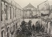 6389 Geldropseweg, brand wollenstoffenfabriek van Robert von der Nahmer, 08-1909