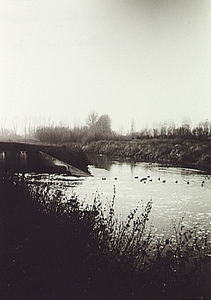 9008 Overstort waterzuiveringsinstallatie in de Dommel nabij de Nuenenseweg, 1978