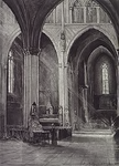 9504 Het interieur van de Catharinakerk aan het Stratumseind geschilderd door Peer van den Molengraft, 1941