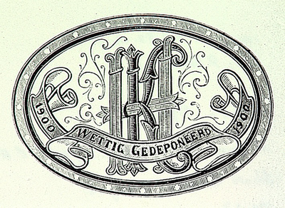 9538 Handel en nijverheid/fabrieksmerken/overige H.Kerssemakers Jaczn. te Gestel c.a.: merk 16200 - sigaren: initialen ...