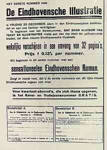 9660 Aankondiging in het Eindhovensch Dagblad dat het eerste nummer van de Eindhovensche Illustratie is verschenen, ...