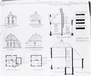 11242 Aalsterweg/panden/Landgoed Kortonjo ontwerptekening tot het bouwen van een tuinmanswoning bij het zomerverblijf ...