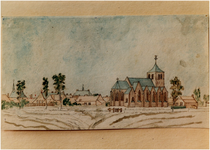 23644 De kerk van Budel, 1829