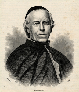 23696 Portret van Mgr. Cuyten, president van het groot-seminarie van het bisdom Den Bosch, 1873