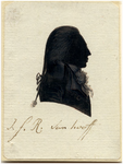 23730 Silhouet Jan F.R. van Hooff (1755-1816): o.a. borgemeester van Eindhoven, patriot en minister van Justitie onder ...