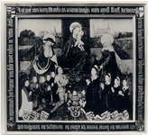 23734 Jacob I graaf van Horne met zijn gezin afgebeeld op een altaarstuk, z.j.
