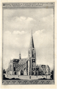 23849 De Antoniuskerk aan de Fellenoord te Woensel, 1920