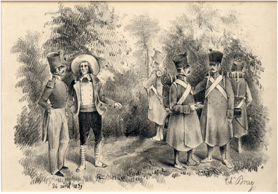 23915 Huzaren op het veld, 1839