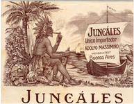 23954 Binenblad siagrendoos van merk Juncales, 1920 - 1940