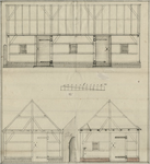 24082 Tekening van aanbouw van de Nederduitse school,, 1806