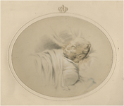 24290 Koning Willem II op zijn sterfbed (?), 1849 - 1850