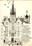 24365 Aktieprent tegen de afbraak van het Stadhuis ( uit 1869). Met gedicht van Lodewijk van Woensel, 1967