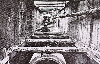 26440 Wegwerkzaamheden aan de Geldropseweg: aanleg riolering, 1930