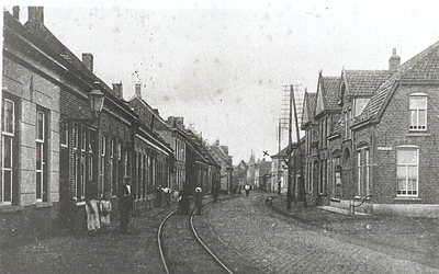 27453 Hoogstraat, gezien in de richting van het centrum, 1907 - 1912