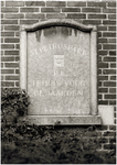 29959 Ingemetselde gedenksteen van het bejaardencentrum St.Petruspark, Mgr. Swinkelsstraat 2, 31-01-1991