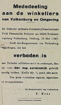 30012 Verbod van levering van voorraden levensmiddelen, 12-05-1940