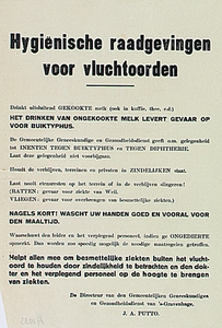 30023 Hygiënische raadgevingen, 1940 - 1945