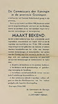 30028 Bekendmaking voortduring van rijverbod op zondag, 24-05-1940