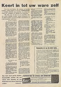 30030 Bladzijde uit periodiek van Zwart Front, 1942