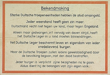 30069 Oproep tot capitulatie van de nederlandse troepen, 1940