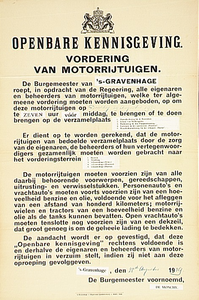 30089 Vordering van motorrijtuigen, 28-08-1939