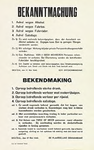 30101 Afkondiging maatregelen ivm bezetting, 17-05-1940