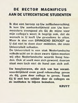 30108 Proclamatie in verband met studentenverzet, 1940