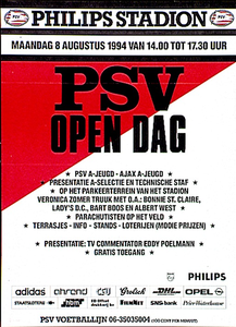 30117 PSV Open Dag als opening van het seizoen voor het publiek in het Philips stadion, 08-08-1994
