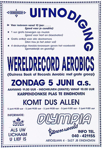 30121 Wereldrecord Aerobics aan de Karpendonkse Plas, 1994