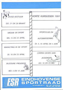 30144 Sportkursussen door de Eindhovens Sportraad, 03-1991 - 00-06-1991