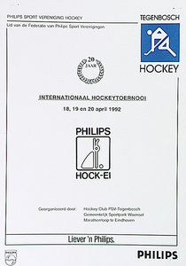 30201 Internationaal Hockeytoernooi georganiseerd door Hockey Club PSV-Tegenbosch op Gemeentelijk Sportpark Woensel, ...