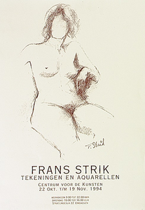 30229 Frans Strik, Tekeningen en Aquarellen in Centrum voor de Kunsten, 1994
