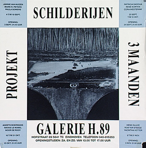 30237 3 Maanden Prjojekt Schilderijen in Galerie H.89, 04-09-1993 - 21-11-1993