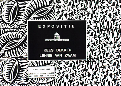 30249 Expositie van Kees Dekker en Lennie van Zwam in H 89, 05-05-1990 - 28-05-1990