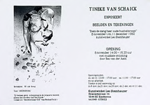 30259 Expositie beelden en tekeningen van Tineke van Schaick in Kunstwinkel Leo Steinhauzer, 08-11-1992 - 11-12-1992