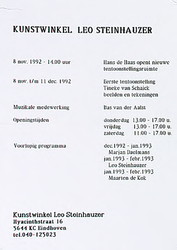 30261 Opening tentoonstellingsruimte en eerste tentoonstelling van Tineke van Schaick beelden en tekeningen in ...