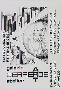 30271 Expositie textielobjecten en pentekeningen in galerie Gerrerde Art atelier, 1993 - 30-04-1993