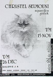 30284 Tentoonstelling aquarellen en grafiek in Galerie JA en Galerie des Animaux, 15-11-1992 - 26-12-1992