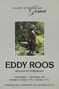 30298 Expositie beelden en tekeningen van Eddy Roos in Gallery of Modern Art Goma, 09-11-1991 - 07-12-1991