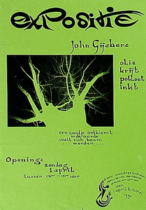 30305 Expositie van John Gijsbers in de Zaaier, 01-04-1990 - 12-05-1990