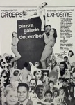 30310 Groepsexpositie van jonge kunstenaars in het Piazzagalerie, 1975