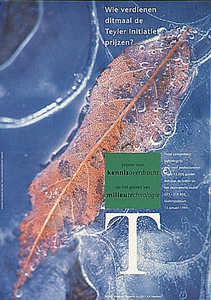30329 Prijsvraag over milieutechnologie in Teylers Museum, 1994 - 15-01-1994