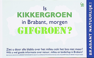 30332 Informatie over natuur, milieu en landschap in Brabant d.m.v. het tijdschrift Brabant Natuurlijk, 1991